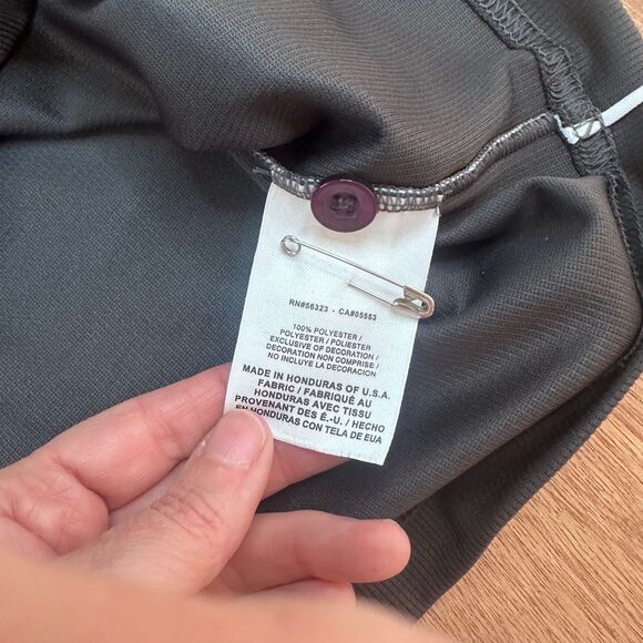 Nike Dri-Fit Golf Polo XXL Dark Gray RC Logo Performance Shirt Moisture Wicking - Picture 5 of 5